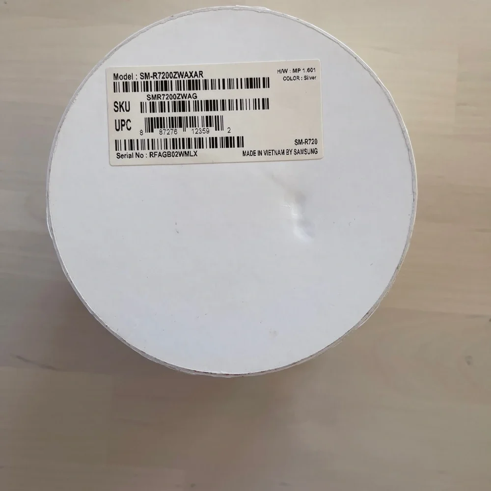 Samsung Gear S2 SM-R720 Silver Face White Band Smart Watch